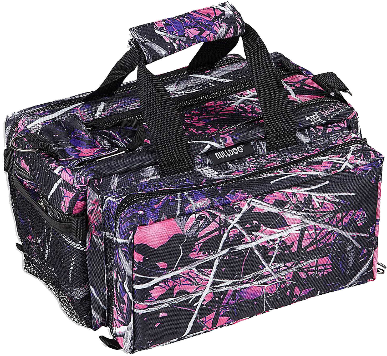 Bulldog Muddy Girl Range Bag With Strap - Pink Camo