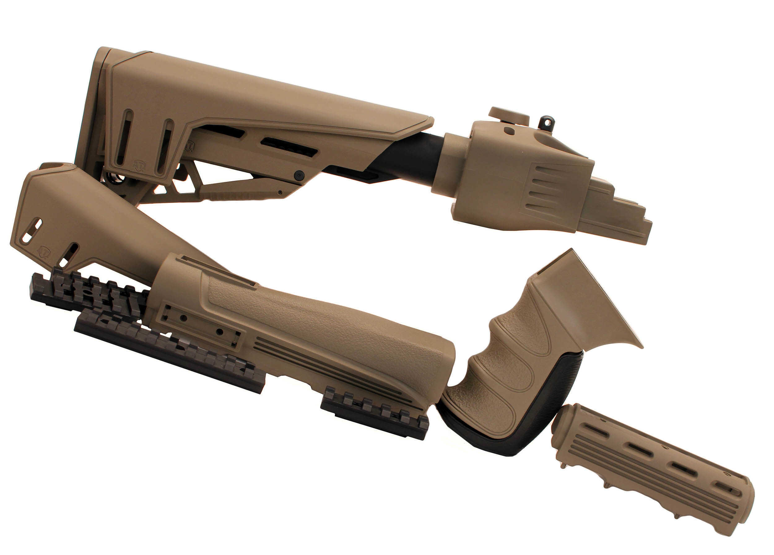 Advanced Technology Strikeforce TactLite Stock Fits AK-47 6 Position Collapsible Scorpion Recoil System Adjustable