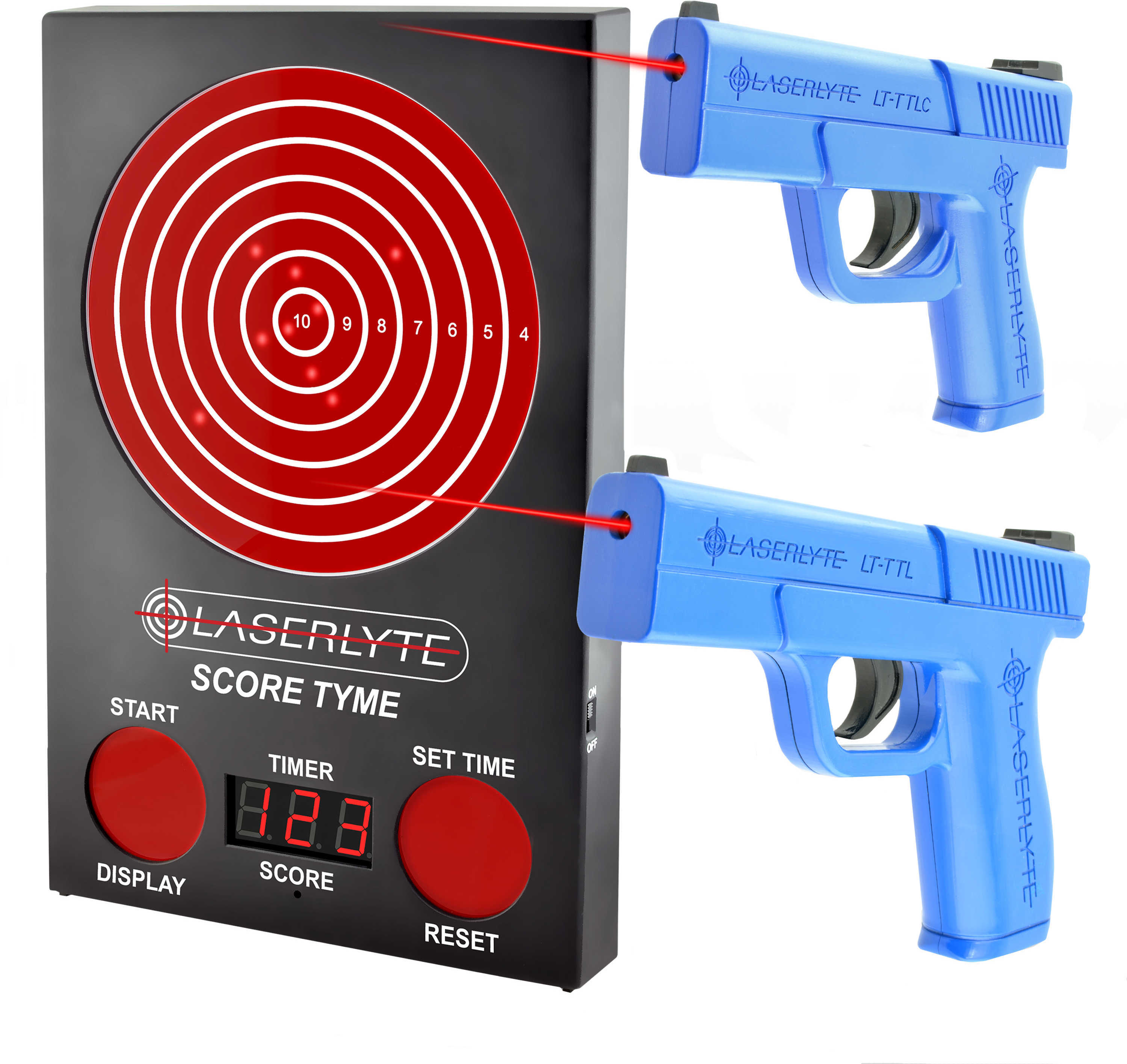 Laserlyte Score Tyme Trainer Target Versus Kit Wit-img-1