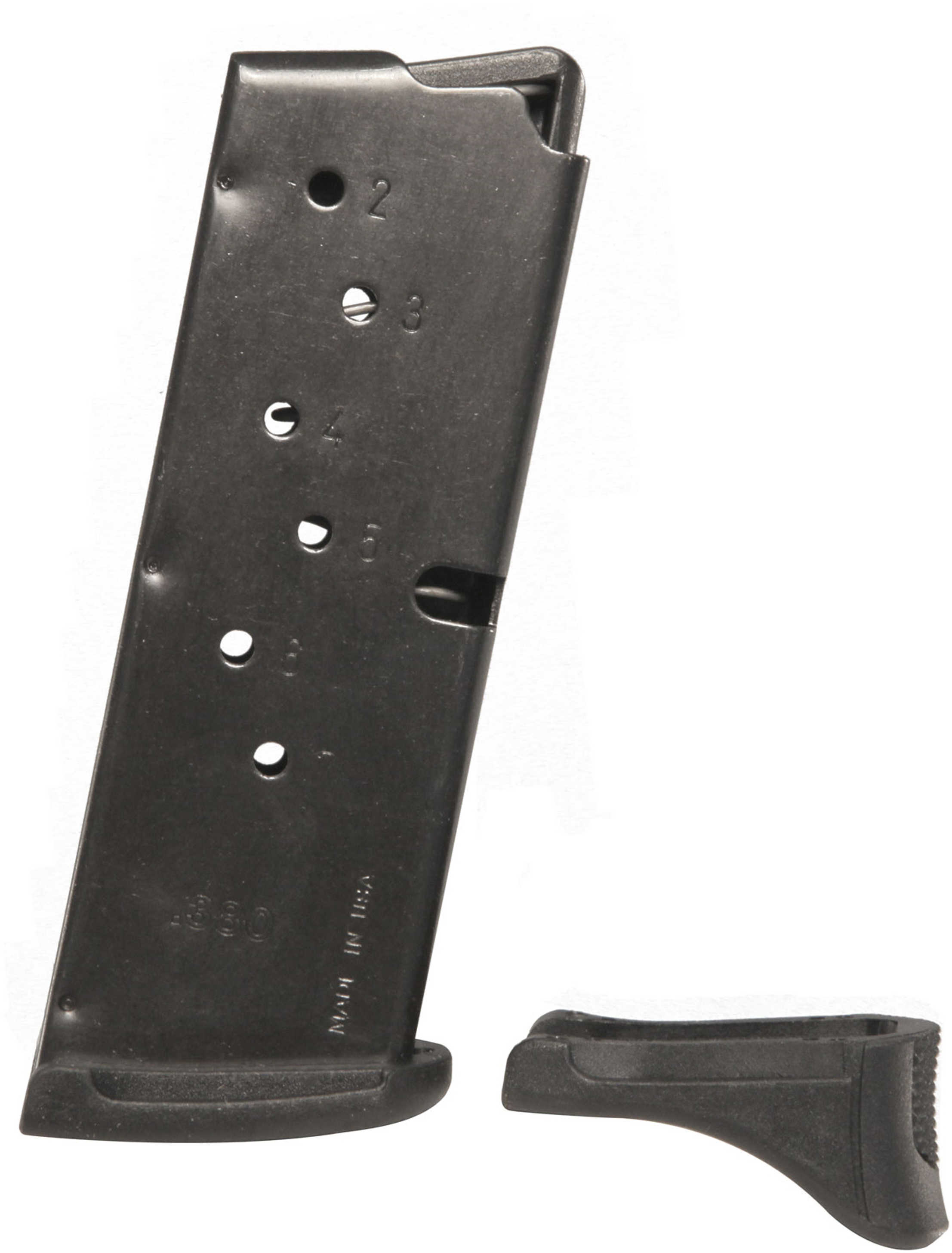 Ruger® Magazine 380 ACP 7Rd Black Comes with Finger Rest Extension Fits LC380 90416