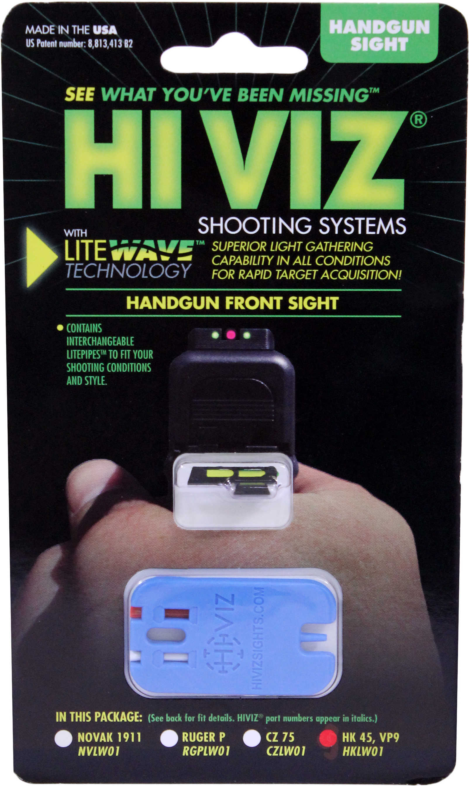 HIVIZ LITEWAVE FRNT Sight HK45/P30 HKLW01-img-1
