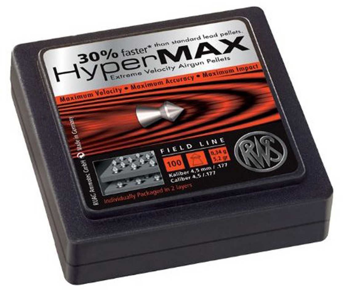 RWS/Umarex .22 Pellets HyperMax Tin of 80 2317338