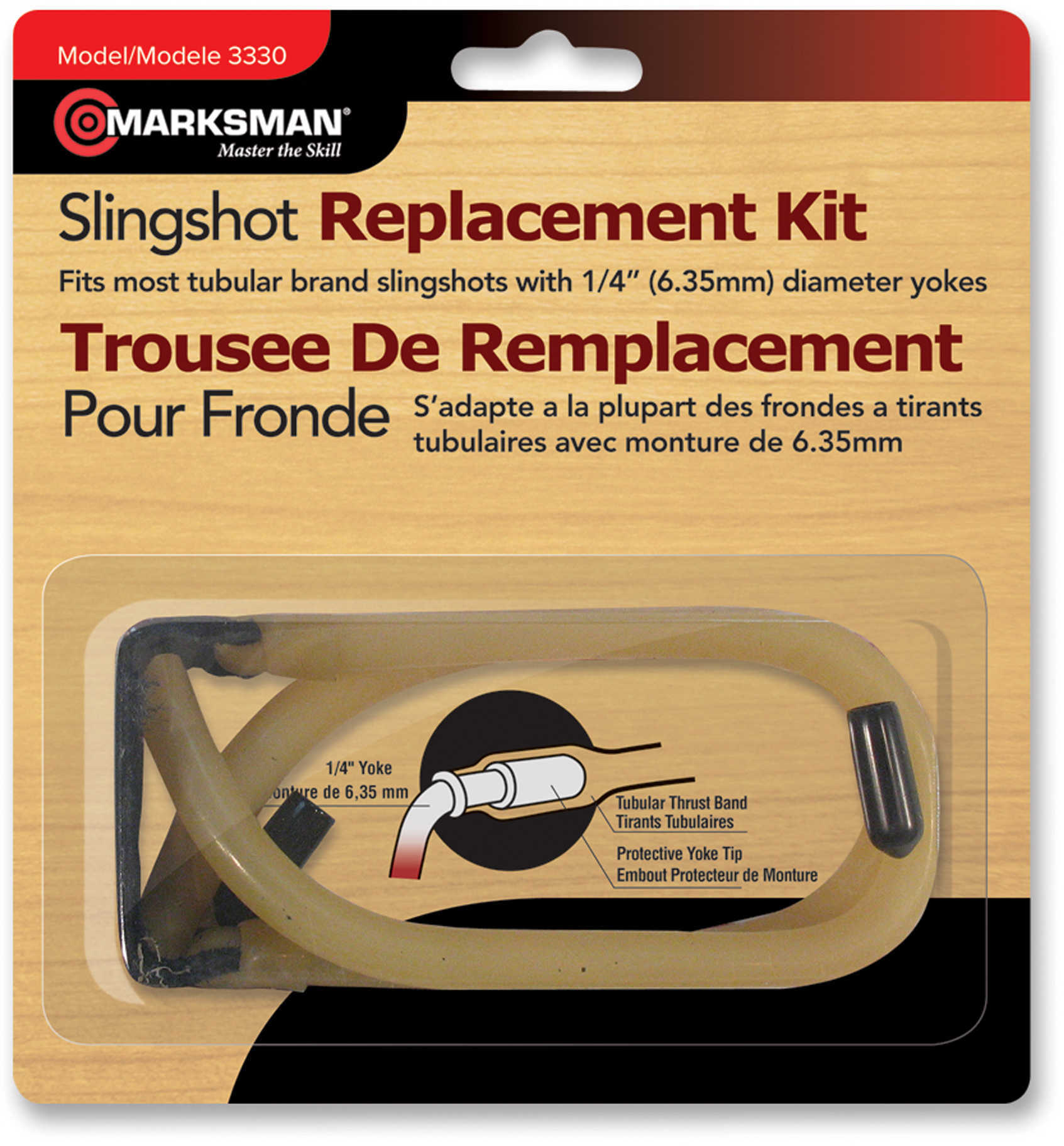 Marksman 3330 Slingshot Replacement Band Kit 6" x 1"