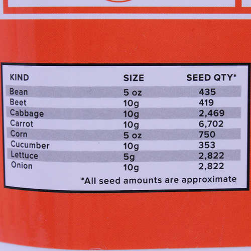 Wise Foods 01611MV Vegteable Heirloom Seeds Mixed Bucket