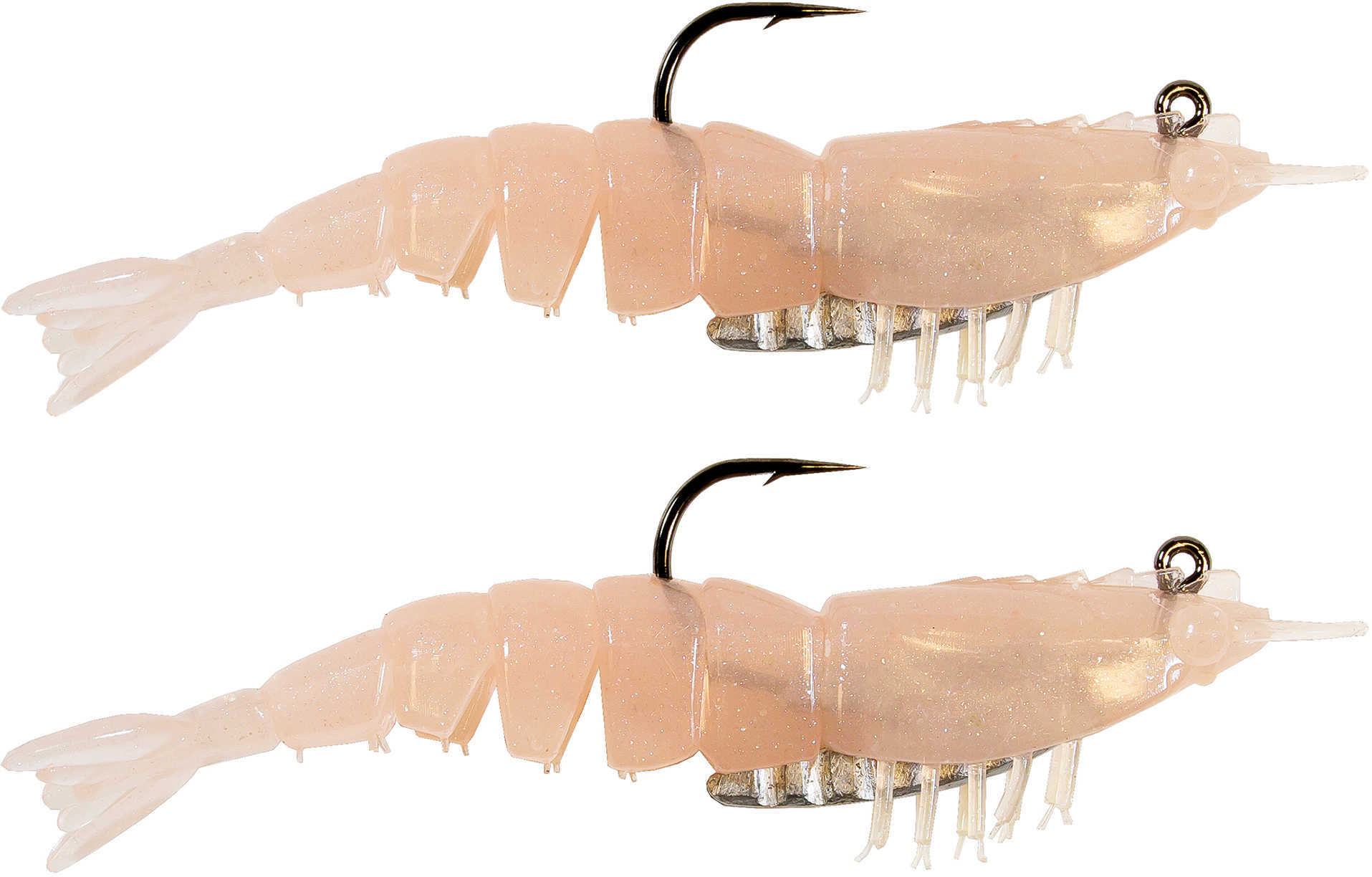 Z-Man Ez Shrimpz Rigged 3.5-Inch Bait, Natural, 2 Per Bag Md: EZSR-228PK2