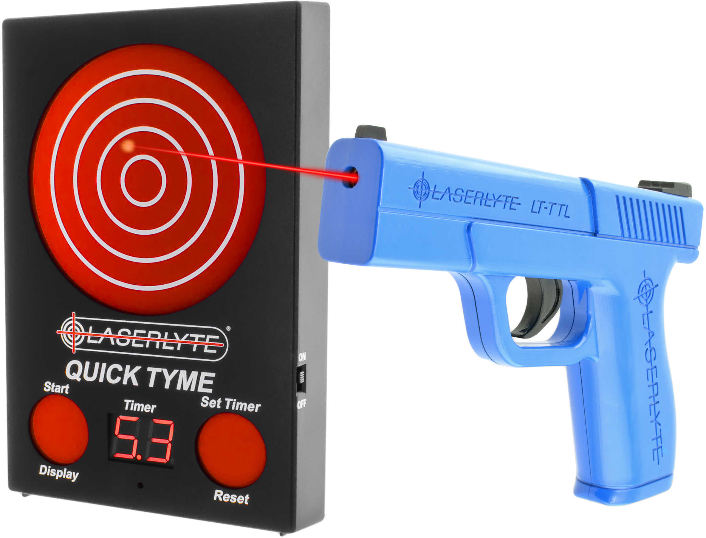 Laserlyte Quick Tyme Trainer Target With Poi-img-1