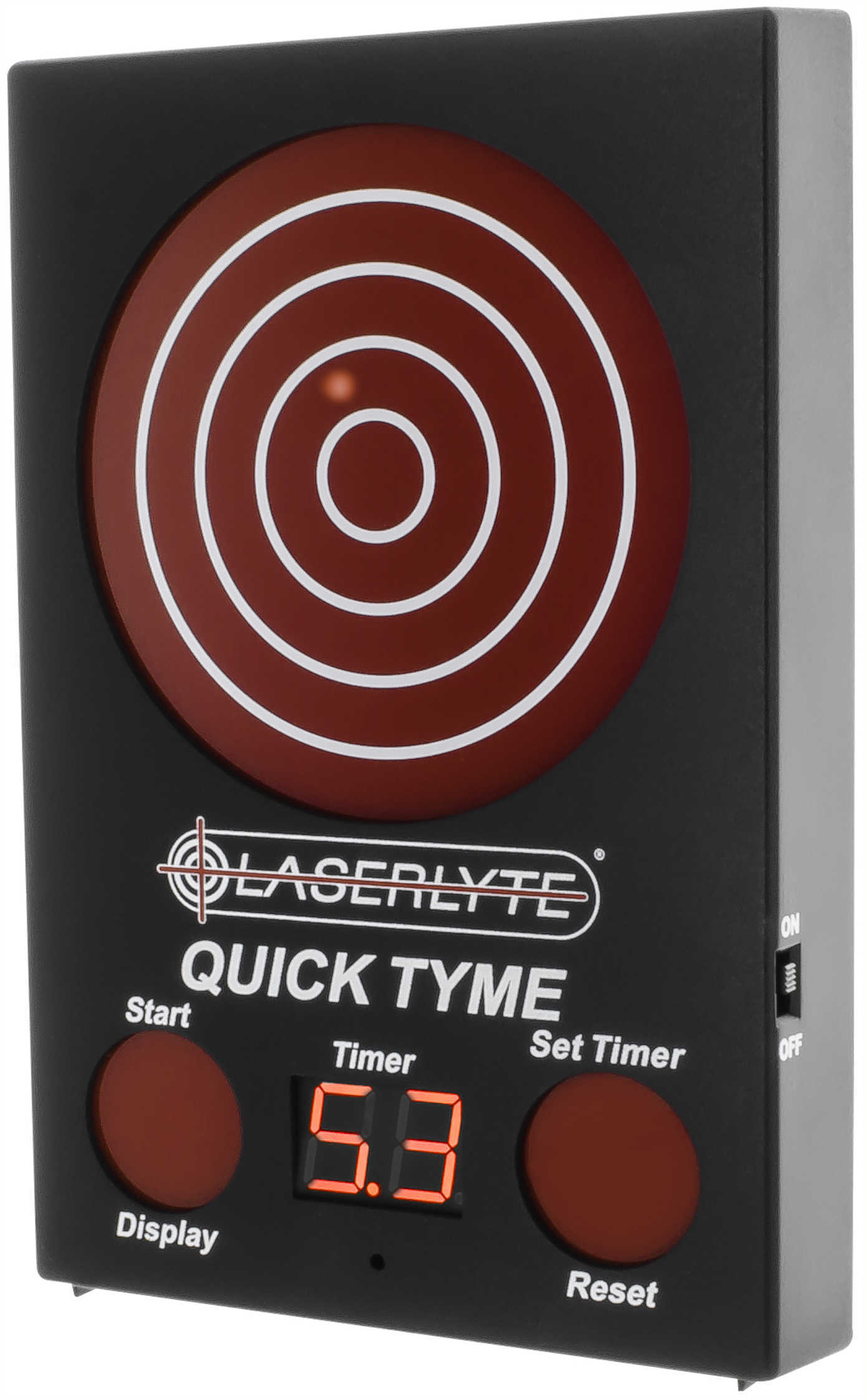 Laserlyte Quick Tyme Laser Trainer Target With Point Of Impact Display