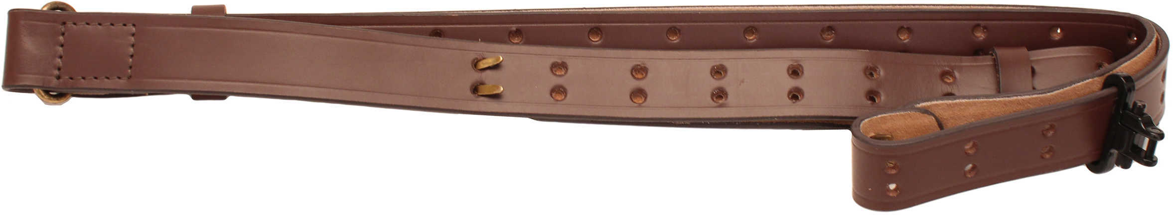 Allen 8145 Cobra 1.60" X 20.30" Brown Leather Rifle Sling With Swivels