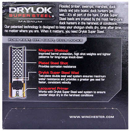 Winchester Drylok 12Ga 1300FP 25Rd 10Bx/Cs 3" 1-3/8Oz #3