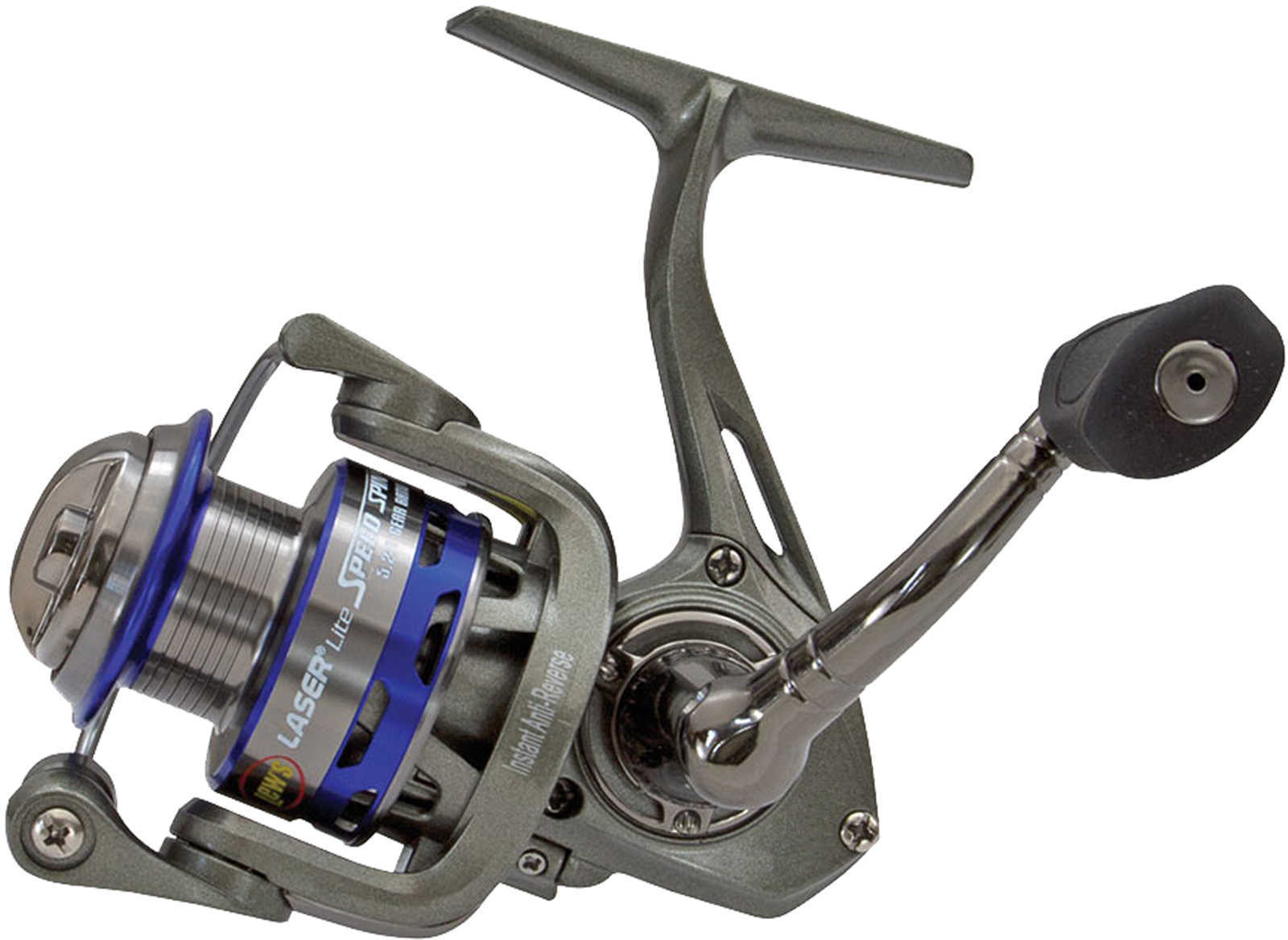 Lew's Laser Lite Speed Spin Spinning Reel 7bb 5.2:1 Ratio - Size 80/4 - Aluminum Spool Model: Lls50