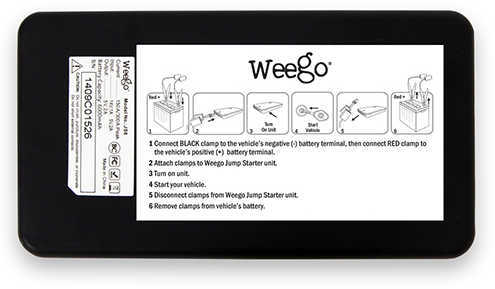 Weego JS6 6000mAh Jump Starter Standard Battery Pack 4 Car