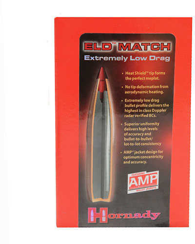 Hornady ELD-Match Component Bullets, 30 Caliber 155 Grain, 100 Per Box Md: 30313