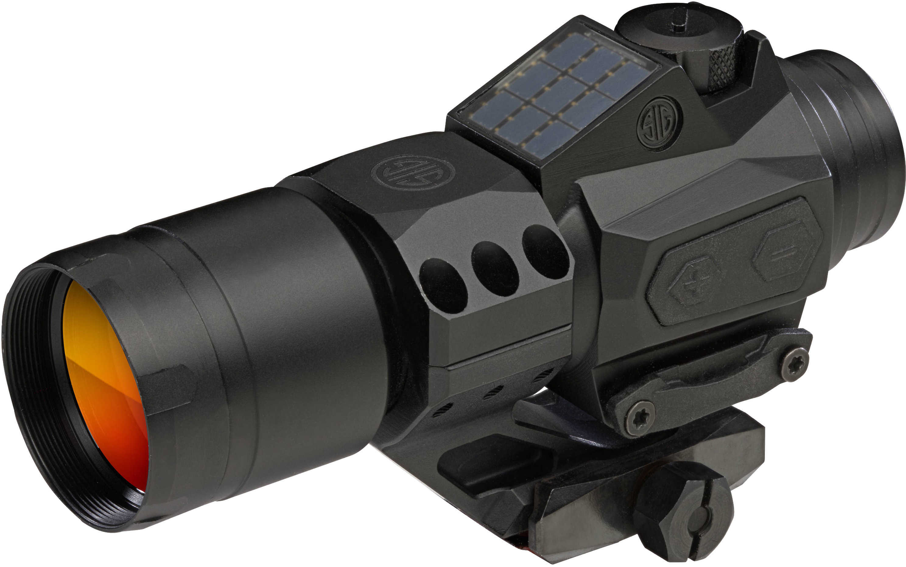 Sig Sauer Electro-Optics Romeo6 1x 30mm Optic 2 MOA Red Dot Ballistic Circle Reticle Black Md: SOR61031