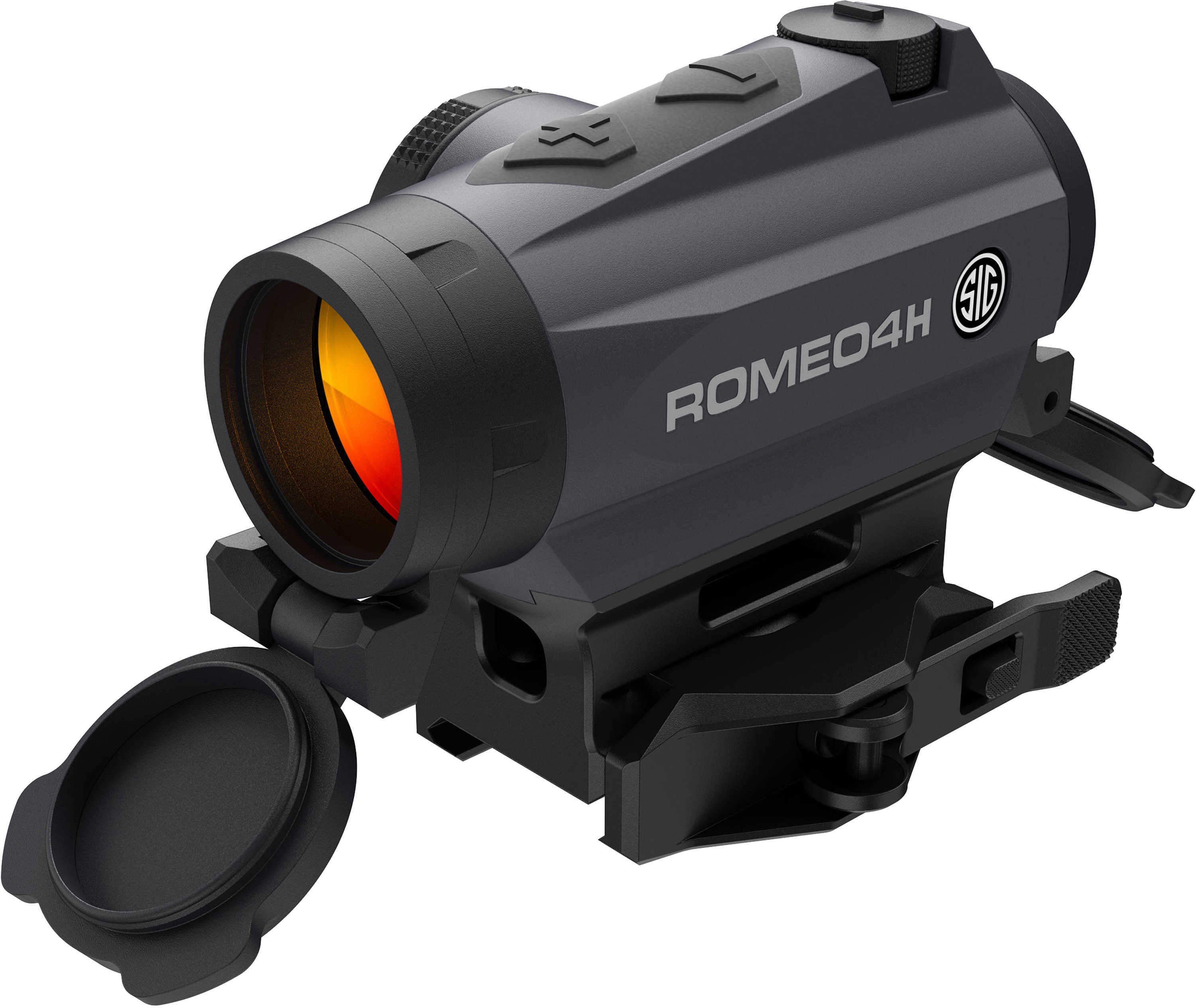 Sig Sauer Electro-Optics SOR43012 Romeo4H 1x 20mm Obj 1 MOA Illuminated Ballistic Circle Plex Red Black CR2032 (1)