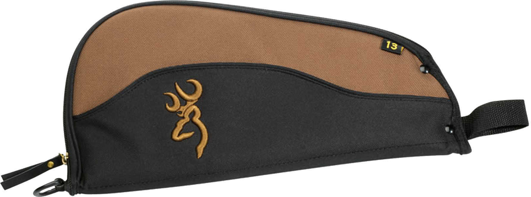 BG HIDALGO Pistol Case 13" Black/Clay Trim