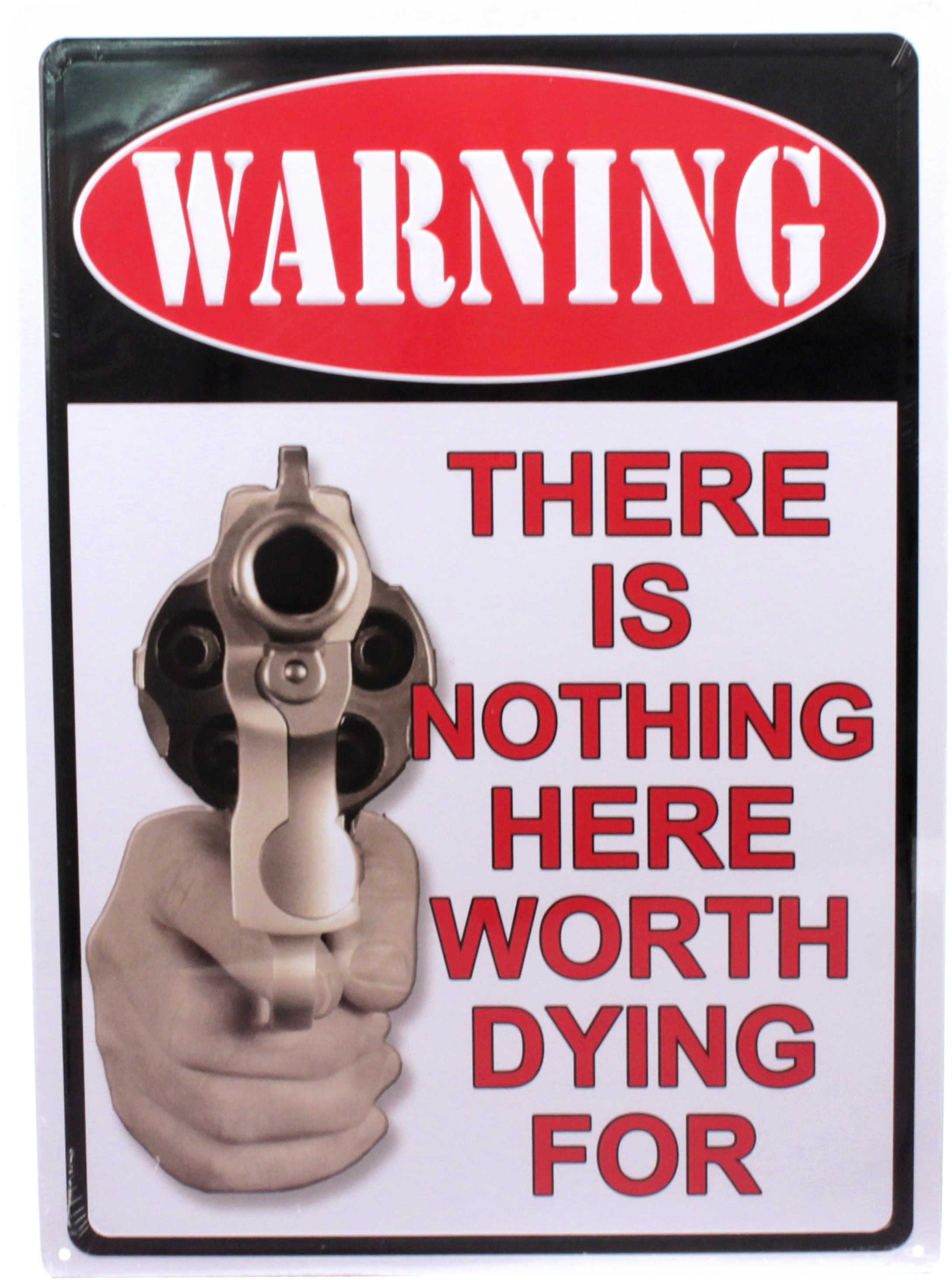 Rivers Edge Sign 16" "THERE'S Nothing Here"