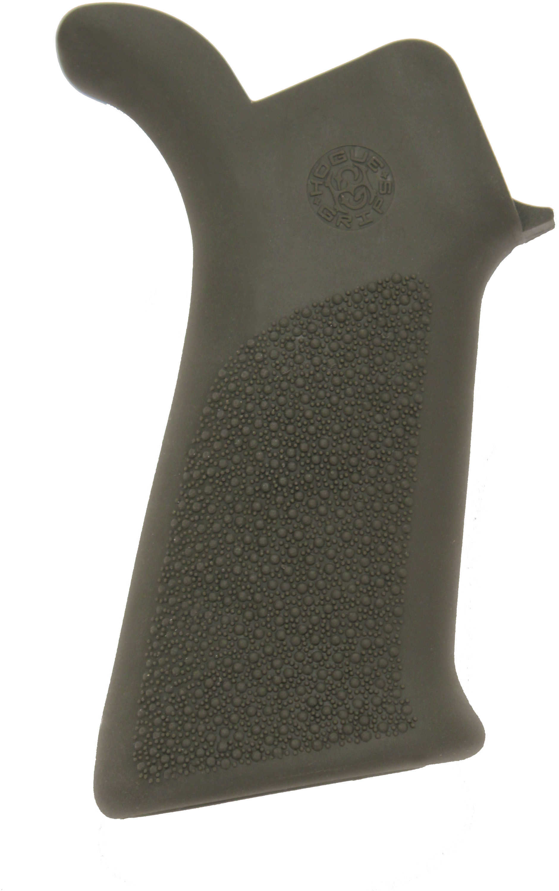 Hogue 15031 Overmolded Beavertail Made Of Rubber With OD Green Cobblestone Finish For AR-15, M16
