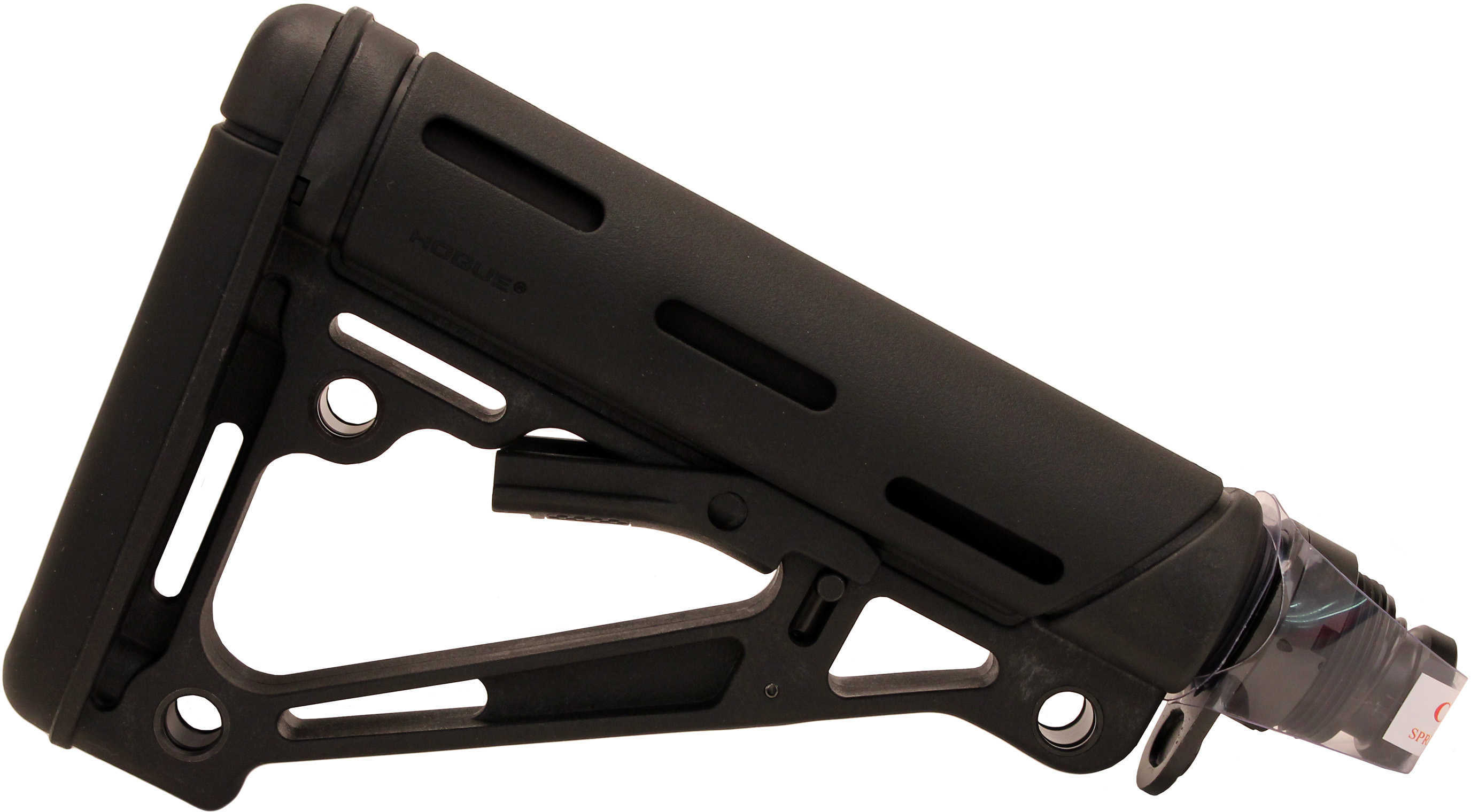 Hogue AR-15/M-16 Om Collapsible Buttstock Assembly With Buffer Tube And Hardware-Black Rubber