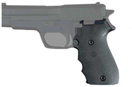Hogue SIG Sauer P220 American Rubber w Finger Grooves Black