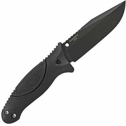 Hogue Ex-F02 4.5" Fixed Clip Point Blade W/ Sheath Black