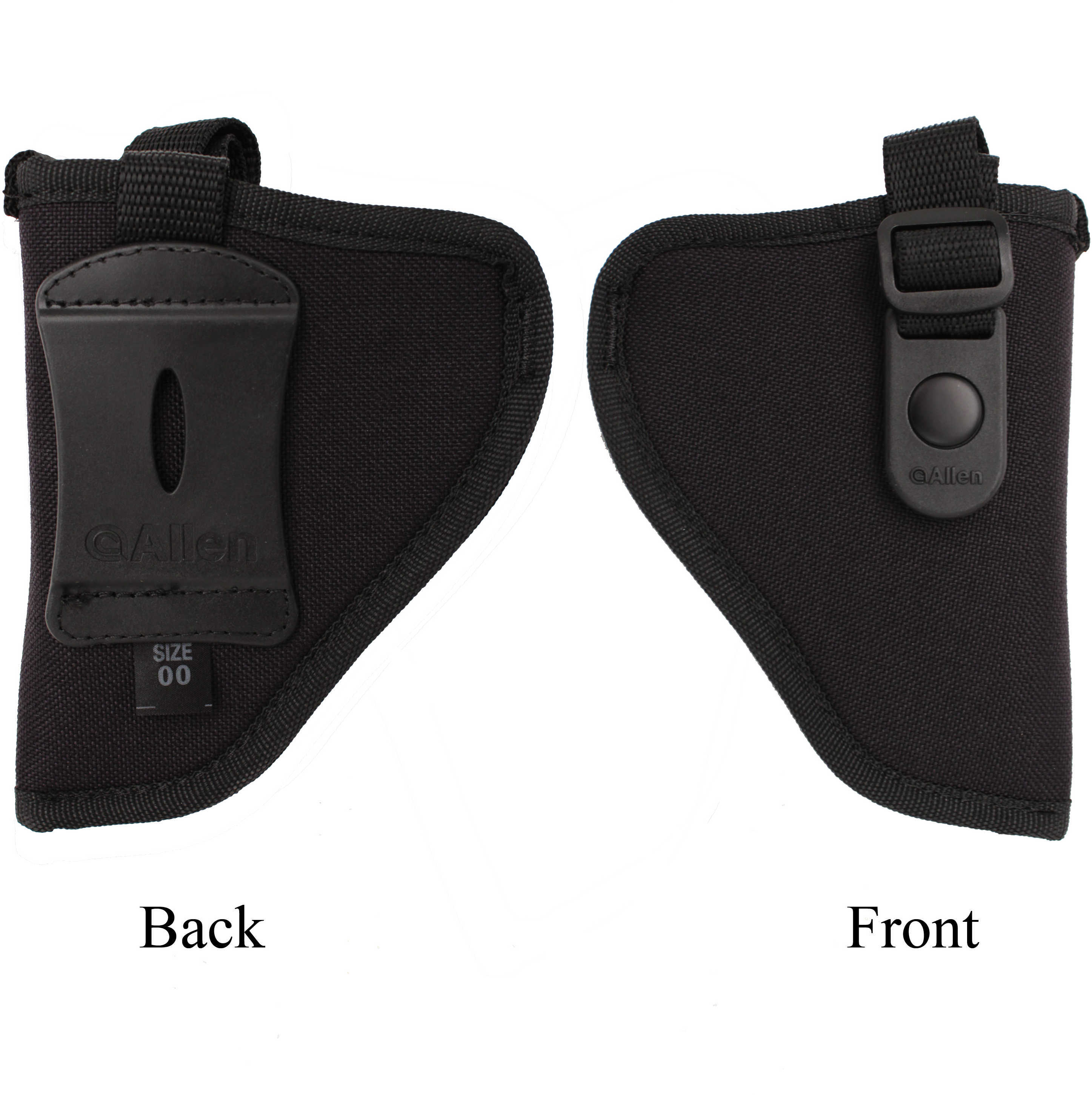 Allen Cortez Outside Waistband Holster Fits Small/medium Revolvers With A 2"-3" Barrel Nylon Construction Snap Closure M
