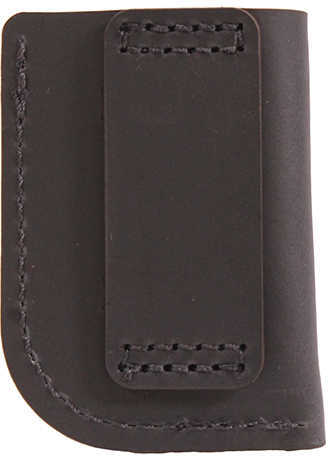 VERSACARRY Leather Mag Holder Double Stack W/ Flex Vent Black