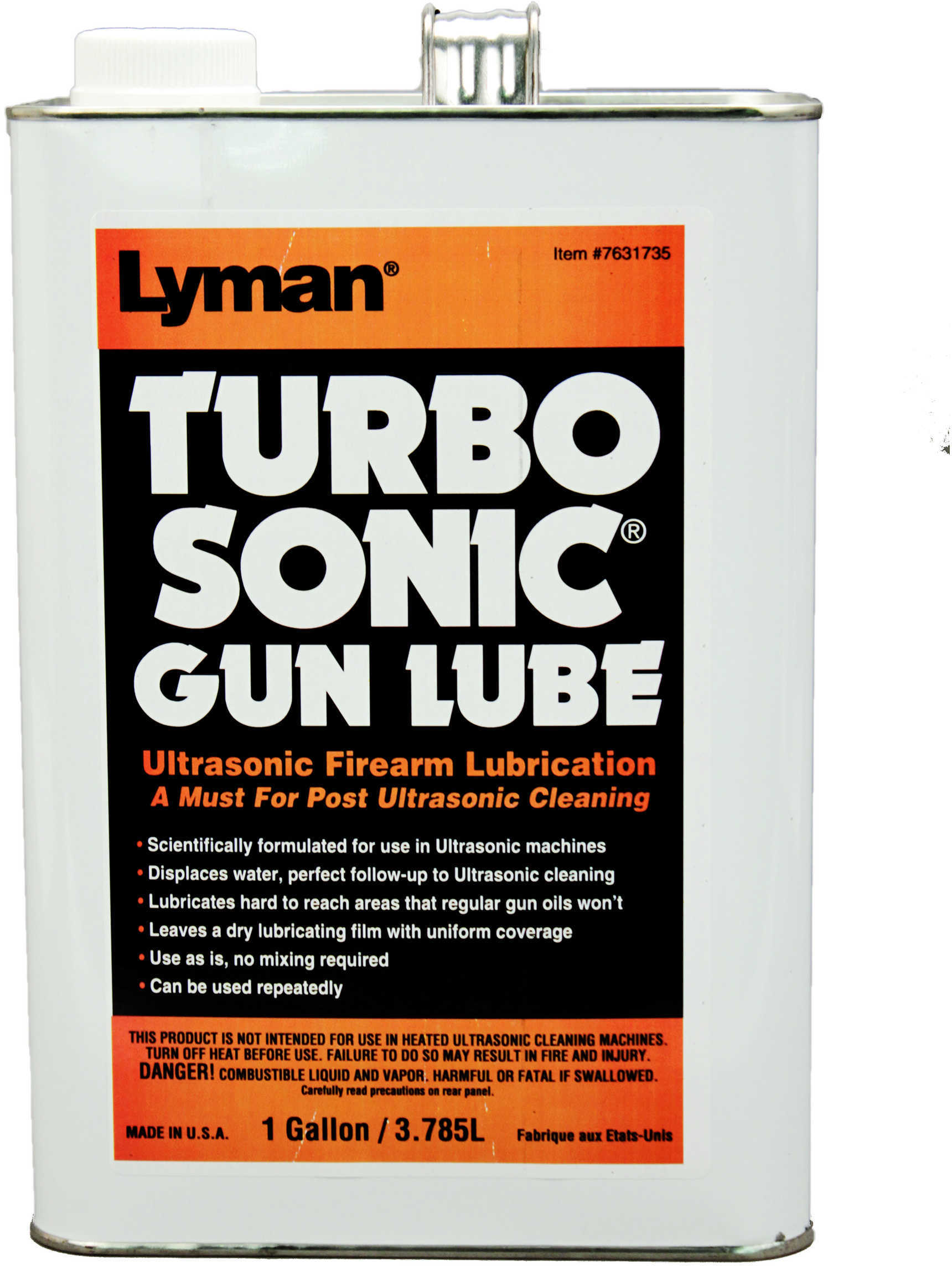 Lyman Ultrasonic Gun Parts Lubricant 1-Gallon Jug