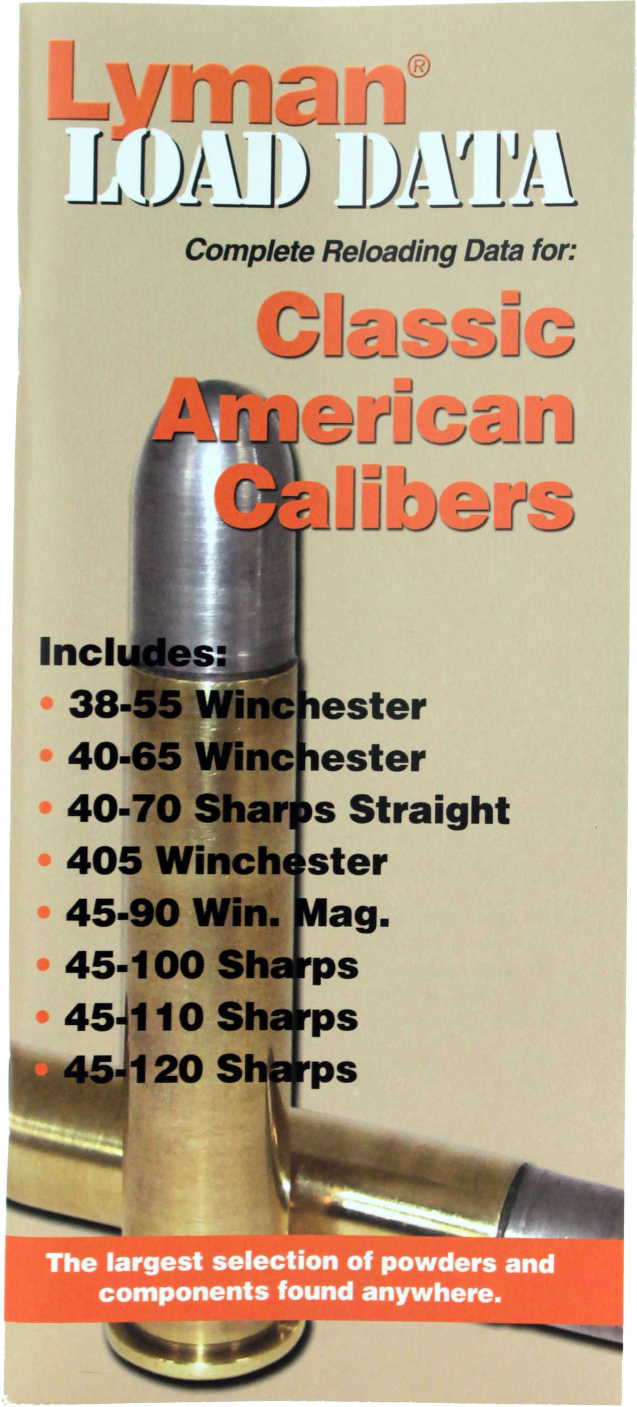 Lyman Load Data Book Classic Rifle Calibers 72 PAGES