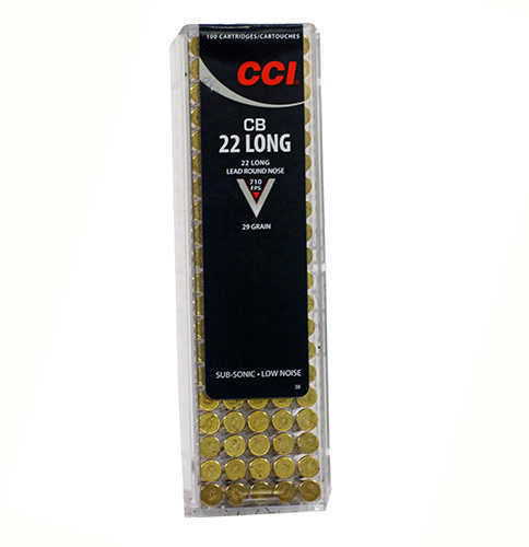 CCI Cb Long Rimfire Ammunition .22 29 Gr LRN 710 Fps 100/ct