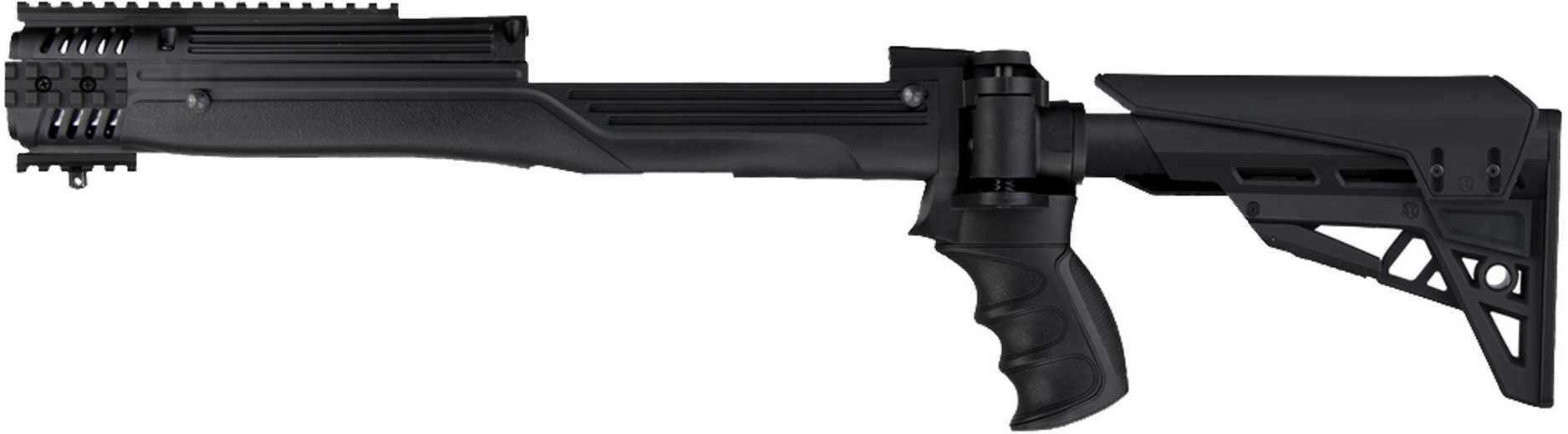 ATI Outdoors B2101210 Strikeforce Black Synthetic Chassis With Fully Adjustable Folding Stock, X-1 Style Grip, Fits Ruge