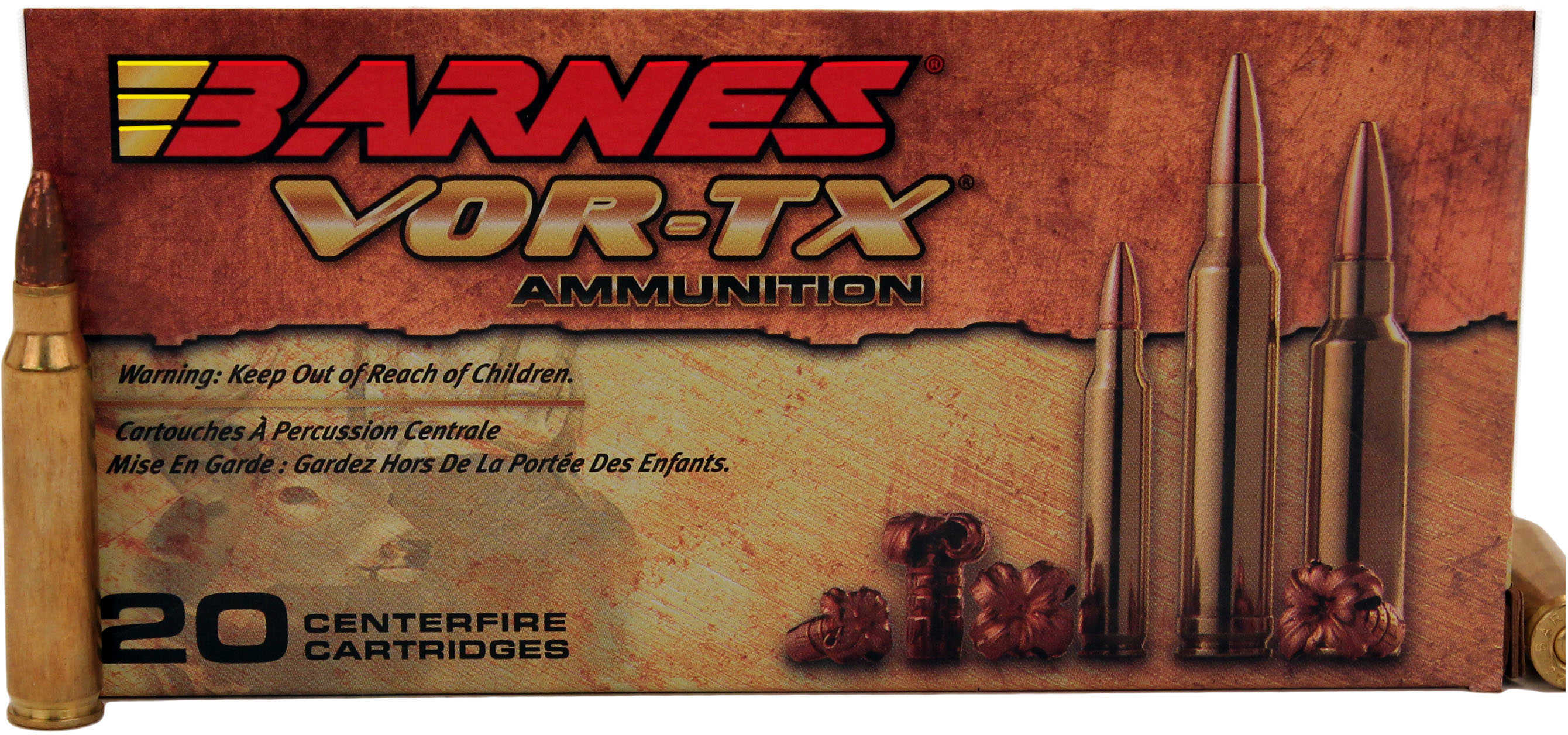 Barnes VOR-Tx Rifle Ammunition .223 Rem 55 Gr TSXFB 3240 Fps - 20/Box