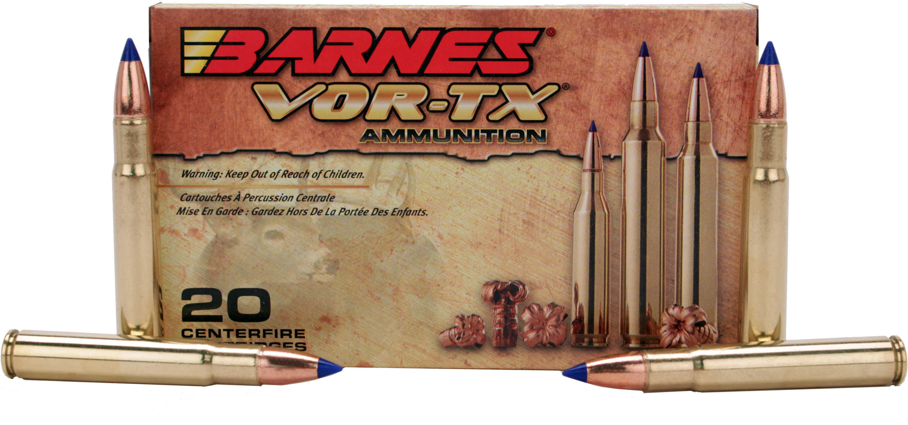 Barnes VOR-Tx Rifle Ammunition .35 Whelen 180 Gr TSXFB 2900 Fps - 20/Box