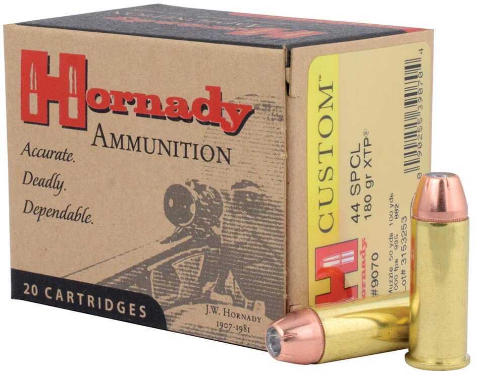 44 Special 180 Grain Hollow Point 20 Rounds Hornady Ammunition