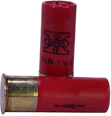 Winchester Ammunition Super-X Upland 12 Gauge 2.75" #5 Shot 1 1/4 oz Shotshell 25 Round Box X125
