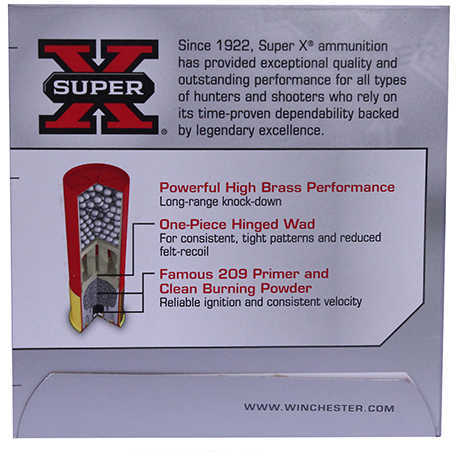 Winchester Ammunition Super-X Upland 12 Gauge 2.75" #5 Shot 1 1/4 oz Shotshell 25 Round Box X125