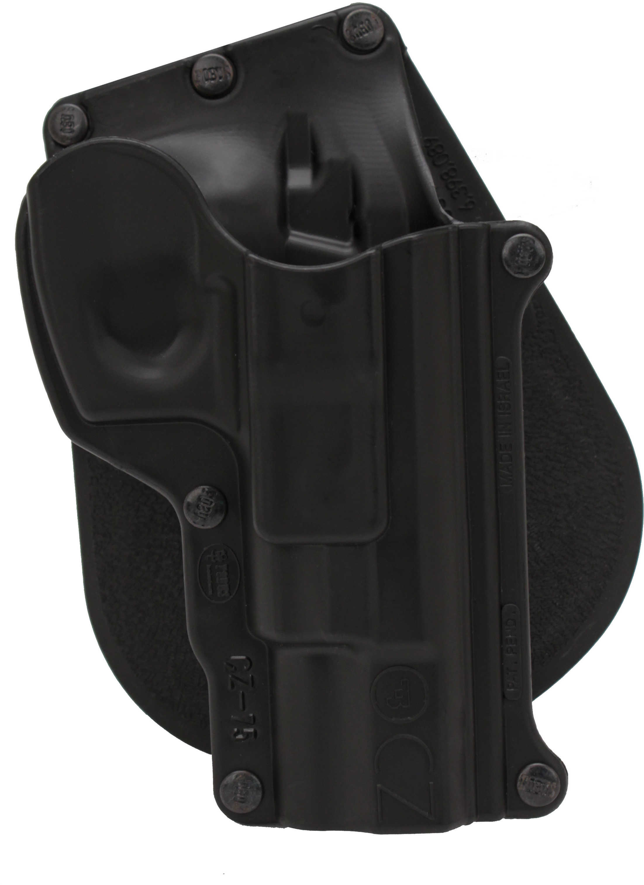 Fobus Paddle Holster Fits CZ 75/75BD/85/Cadet 22/75D Compact 9mm EAA Clones Right Hand Kydex Black CZ75