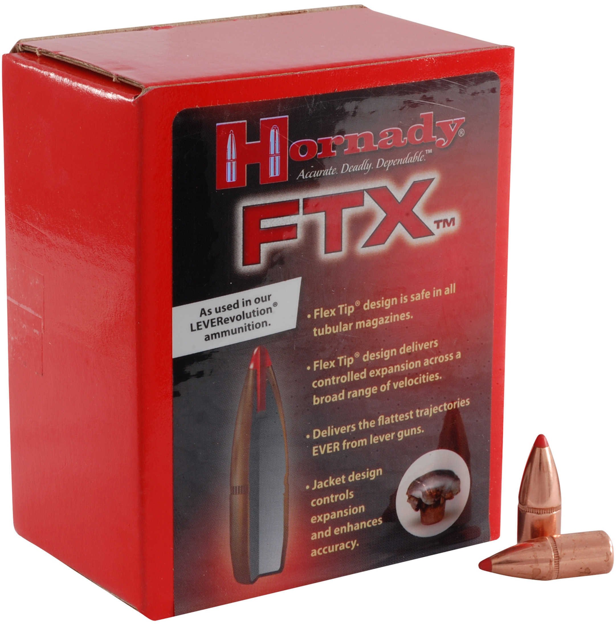 Hornady Bullets 25 Caliber .257 110 Grain FTX 100CT
