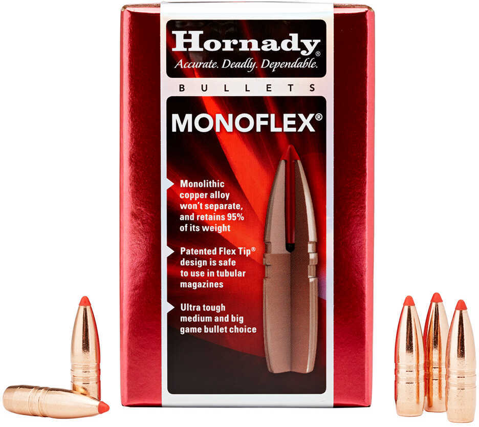 Hornady .30 Caliber .308" Diameter 140 Lead Free MonoFlex Polymer Tipped Bullet 50 Count