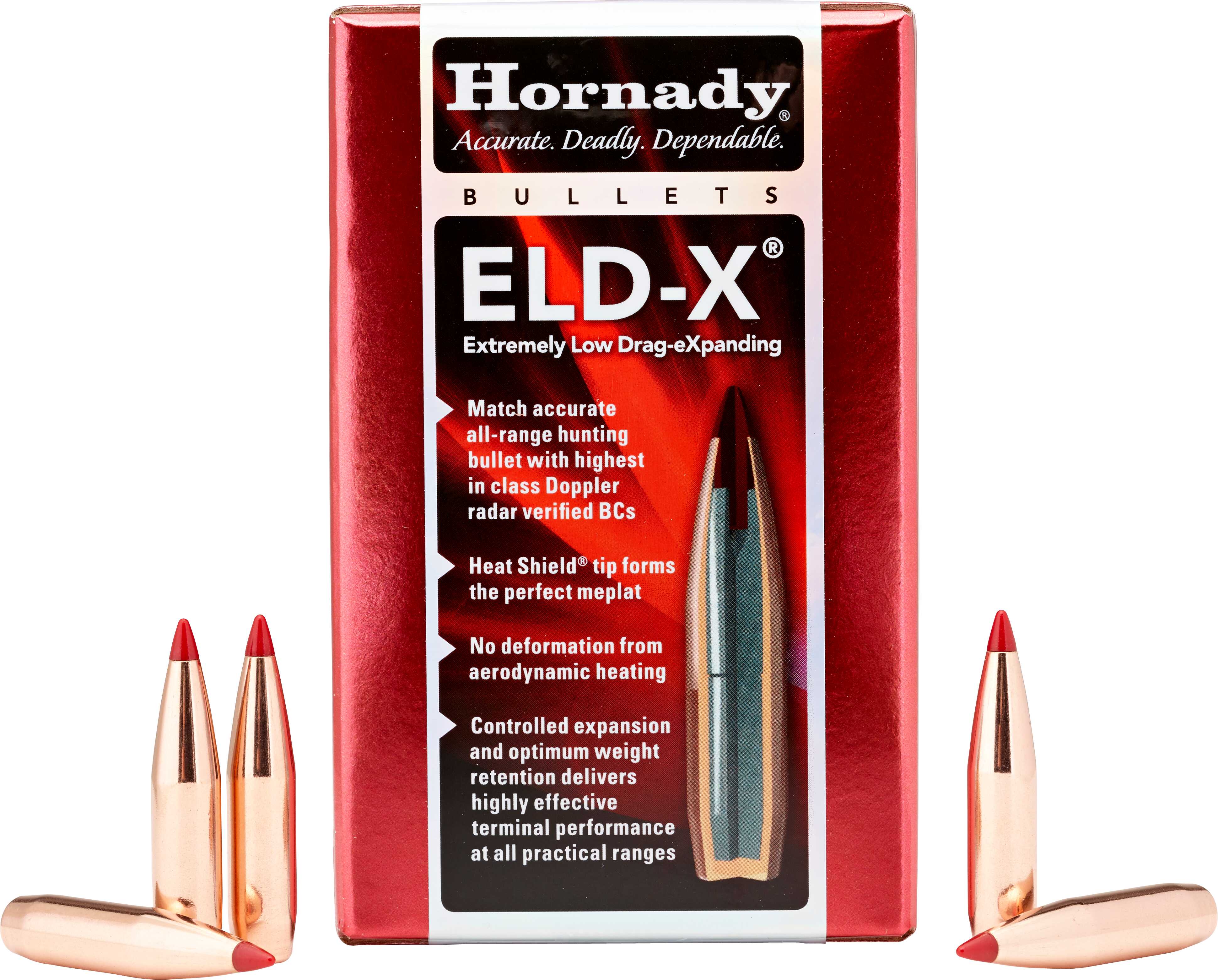 Hornady Bullets 30 Caliber .308 220Gr. ELD-X 100CT