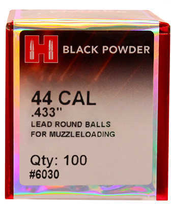 Hornady Lead Round Ball .44 Cal .433" 100/ct