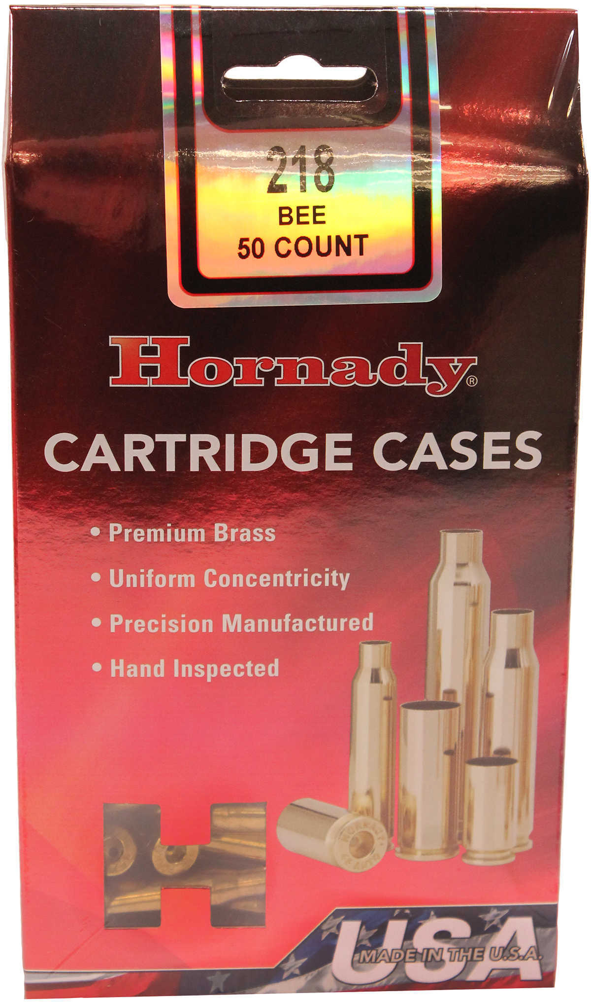 Hornady Unprimed Cases 218 Bee, 50 Per Box Md: 8601