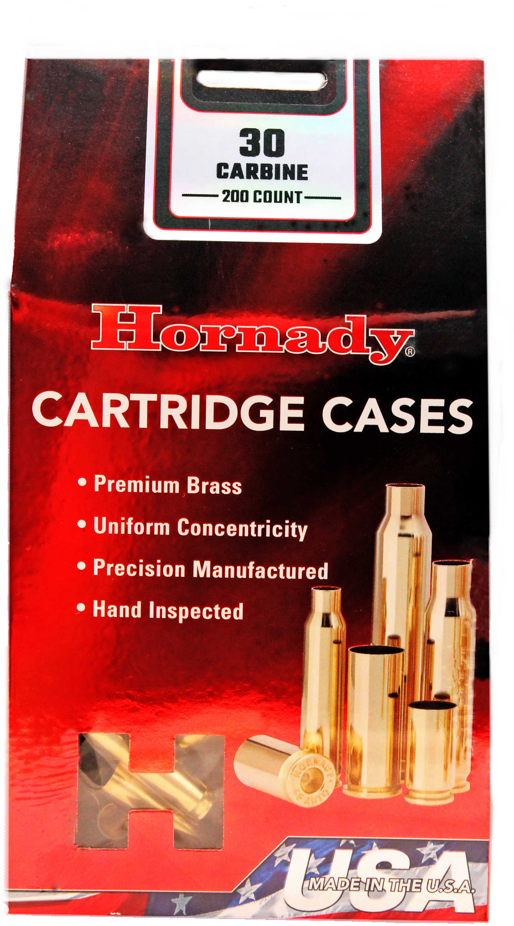 Hornady Unprimed Cases 30 Carbine 50-Pack