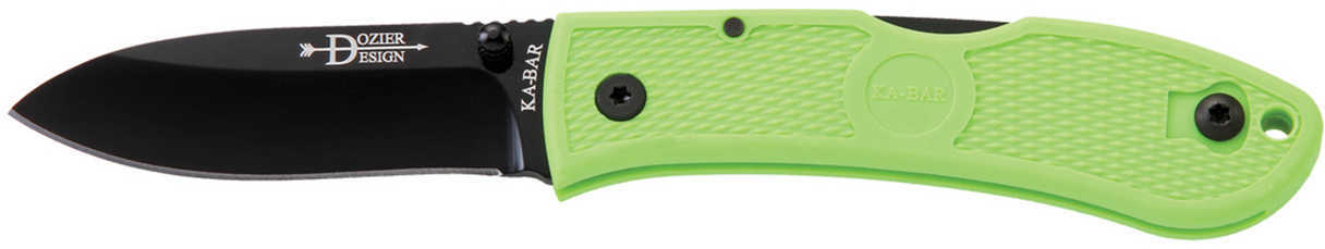 Ka-Bar Dozier Folders Hunter, Zombie Green Md: 0-4062ZG-7