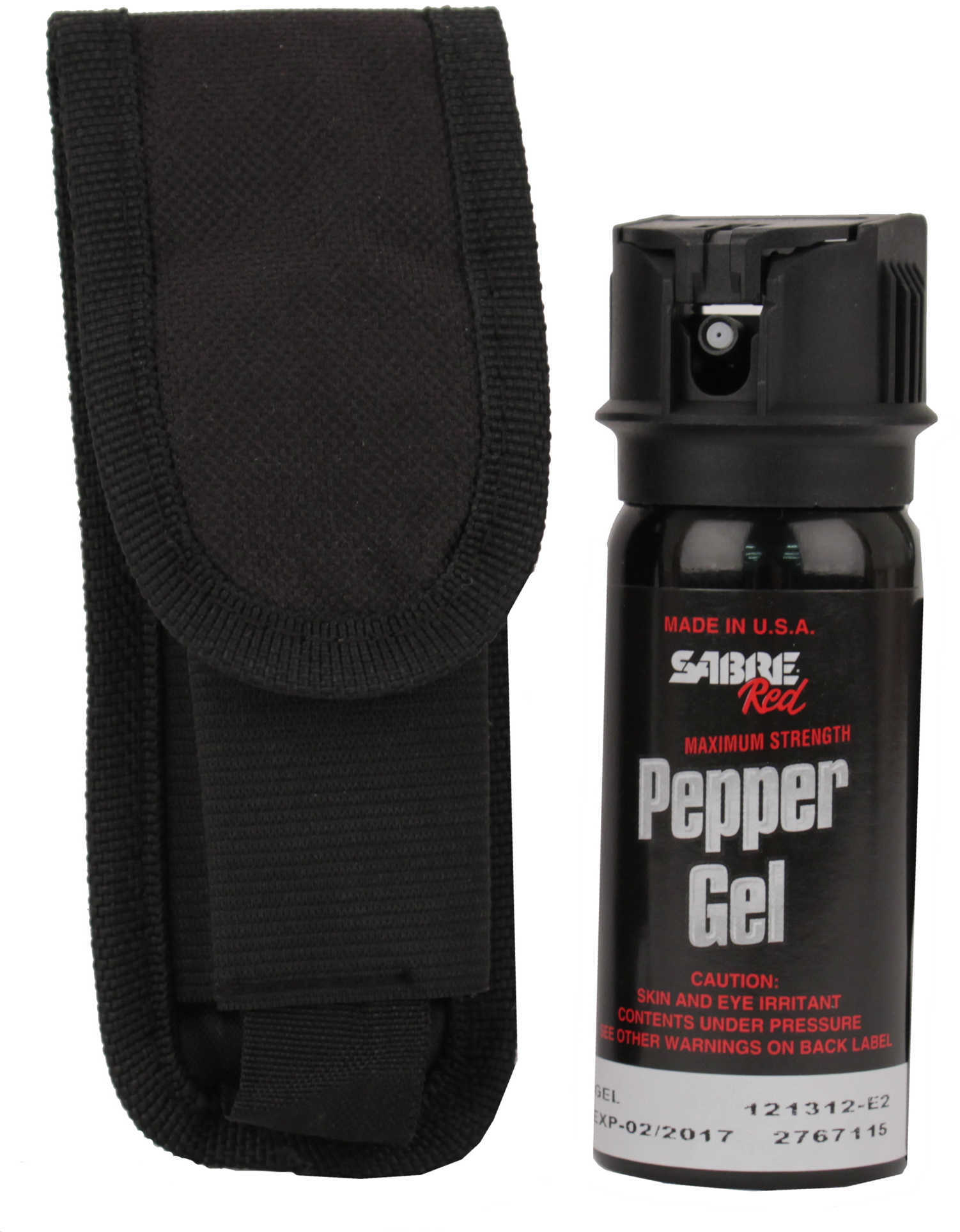 Sabre Tactical Pepper Gel With Flip Top and Holster Model: MK-3-GEL-H-US