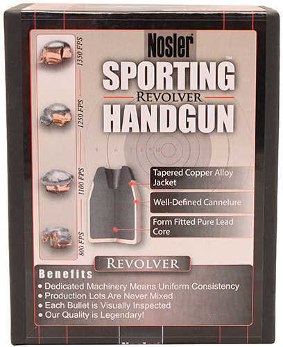 Nosler Sporting Handgun Revolver Bullets .44 Cal .429" 300 Gr JHP 100/ct