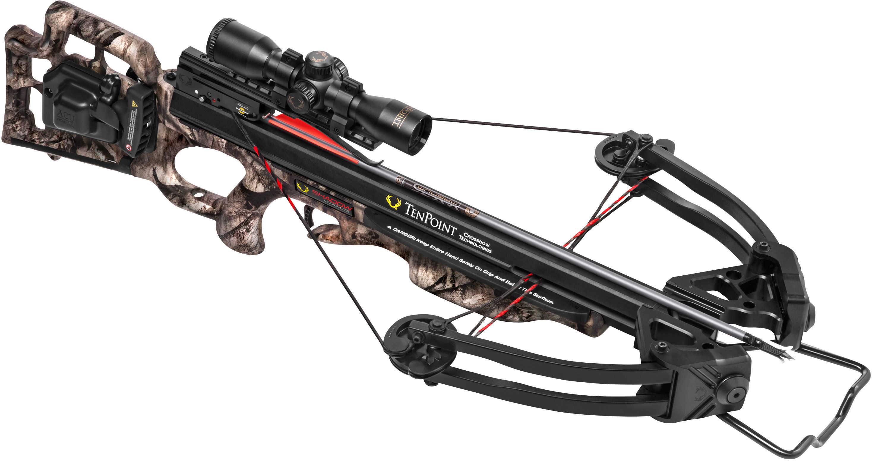 Horton Legend Ultra Lite Crossbow With 4x32 Multi-Line Scope And ACUdraw - Mossy Oak Treestand