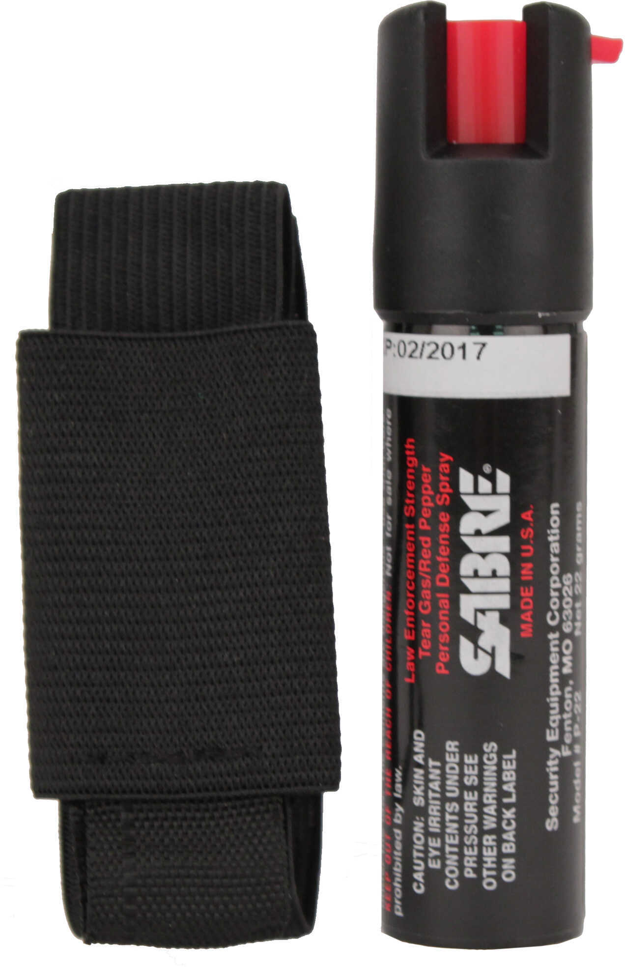 Sabre 3-in-1 Runners Pepper Spray Black with Adjustable Hand Strap Model: P-22J