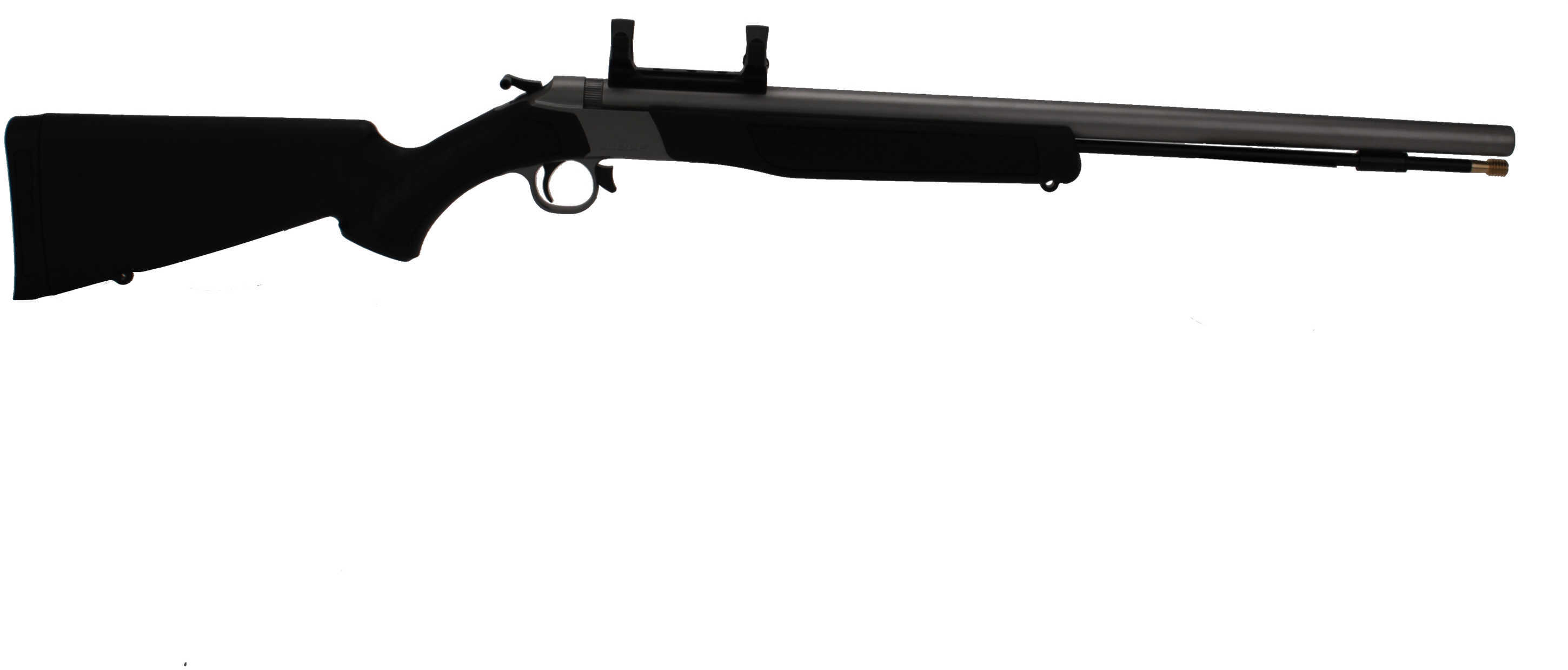 CVA Wolf Rifle .50 24" SST/Black Syn W/Scope MNT