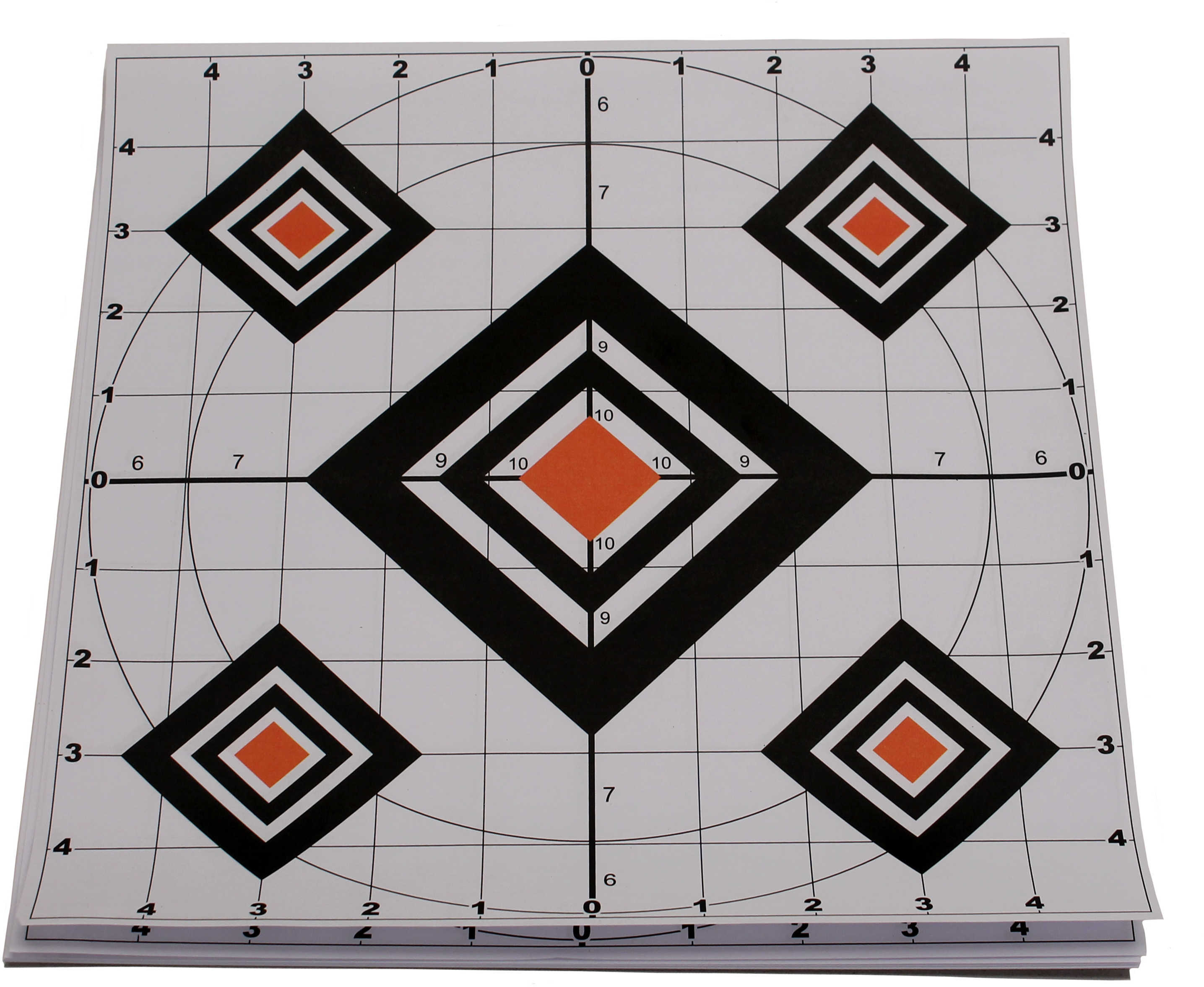 Do-All Accu Blue Black Diamond Paper Target 10"X10" 10Pk