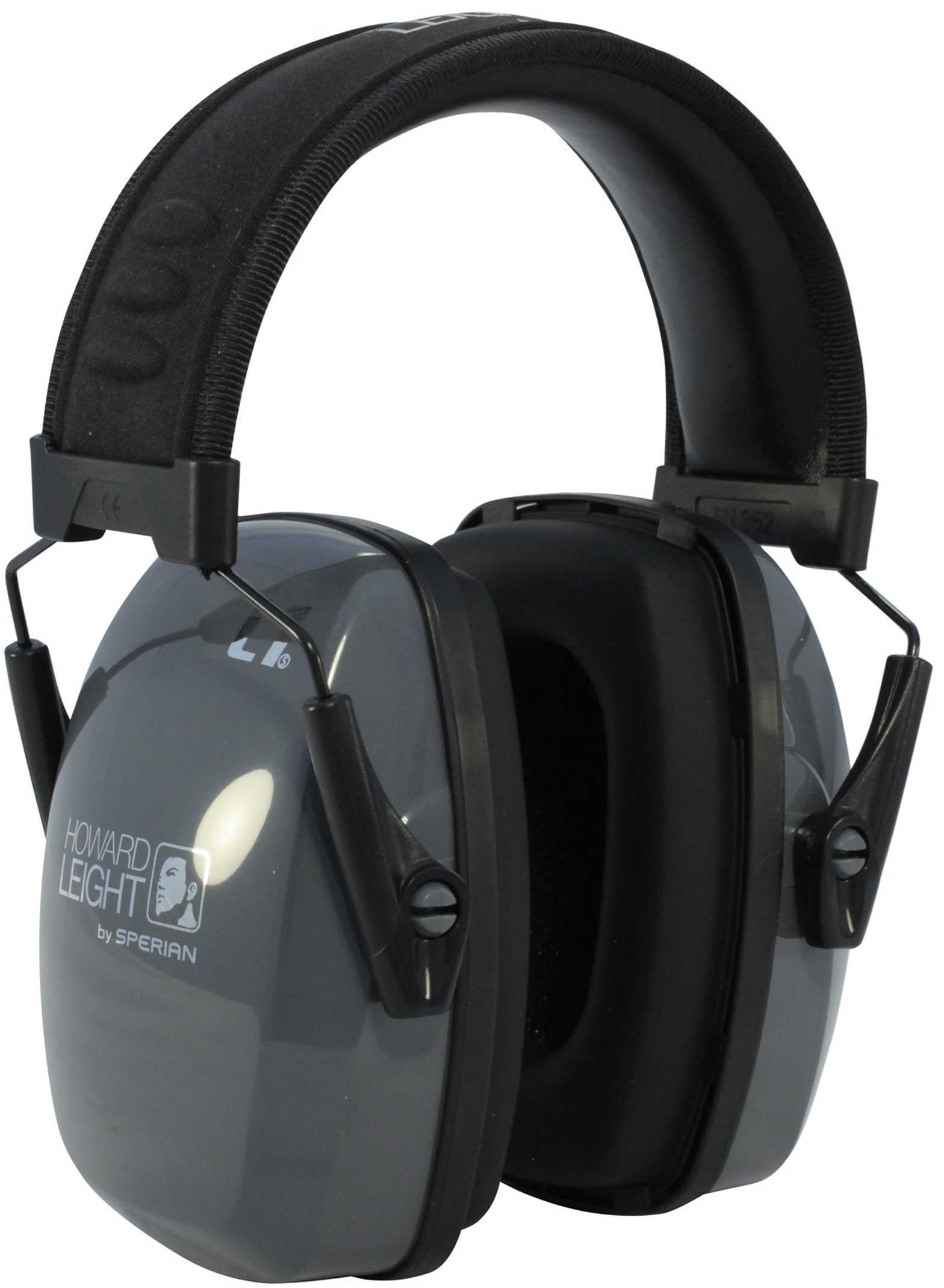 Howard Leight Leightning L1 Slimline Passive Earmuff - Black/Gray